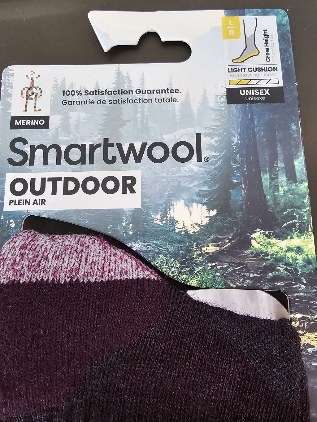 Smartwool Merino Wool Outdoor Crew Socks Light Cushion Unisex Nwt Hiking Trail